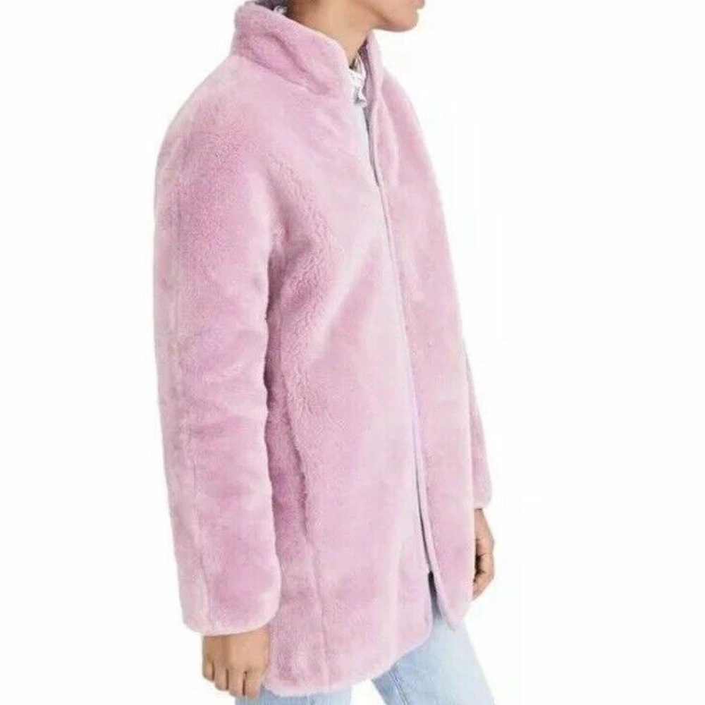 J. Crew Women's Pink/Purple Sherpa Coat XS - Picture 4 of 4